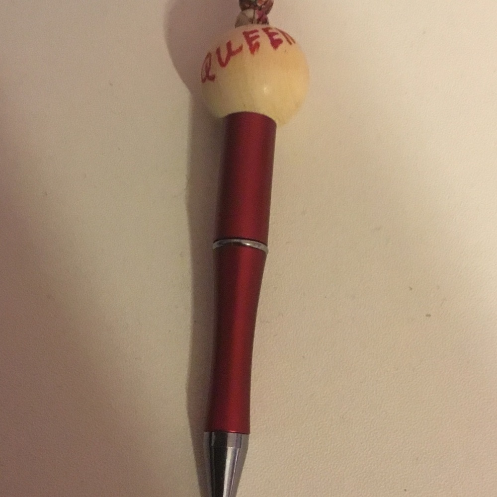 Red Beaded Accessory - Picture 4 of 4
